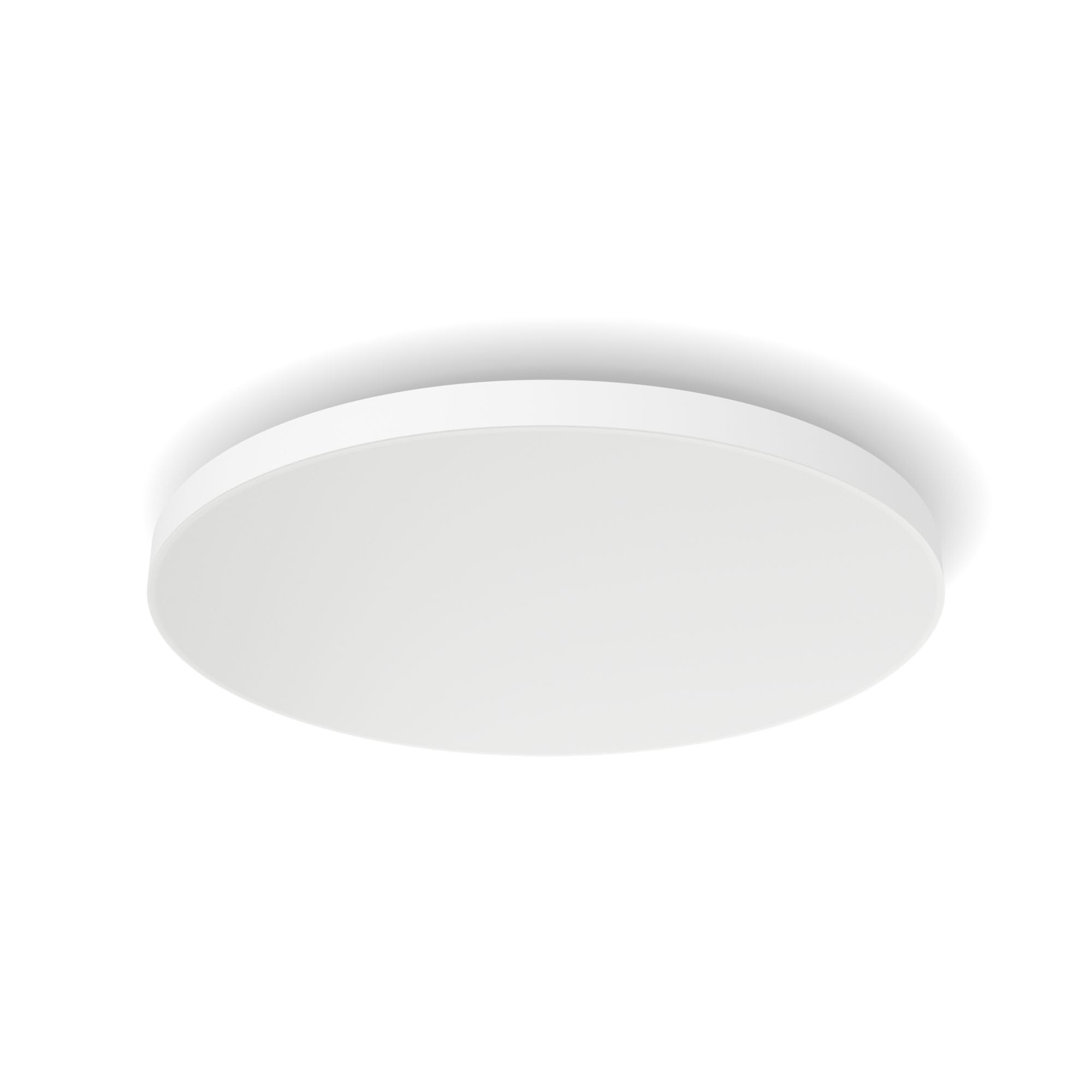 Philips Hue White and Color Ambiance Datura Deckenleuchte Groß, ⌀57,4 cm, rundes LED Panel, weiße & farbige Deckenbeleuchtung, Sprachsteuerung mit Alexa, Apple Home & Google Assistant, weiß