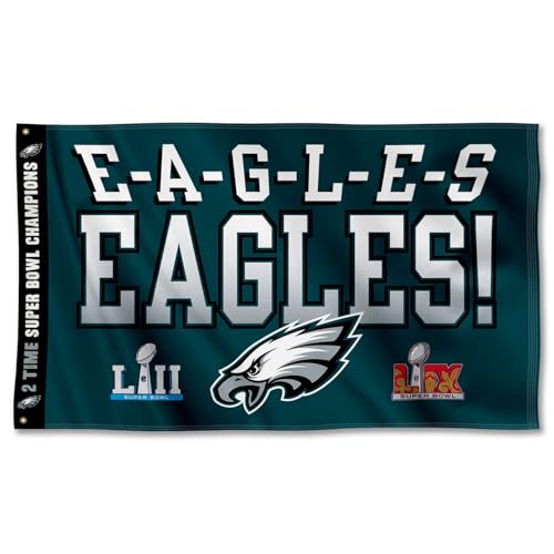 WinCraft Philadelphia Eagles Eagles Chant Premium Flag