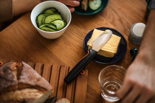 Fiskars Butter Knife, Functional Form, Total Length: 20 cm, Japanese Stainless Steel/Plastic, 1057546, Silver/Black/Orange - Image 6