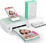 YOTON Photo Printer, Picture Printer with 54 Sheets Bundle (6"x4"), Support AR Video Printing, Wi-Fi Connection, High-Definition Dye-Sublimation, for iOS/Android/Laptop (Mac Not Supported)
