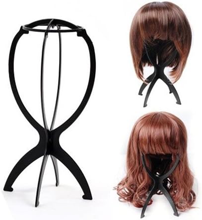 by ksshopping Folding Stable Durable Wig Hair Hat Cap Holder Stand Holder Display Tool