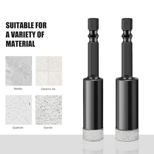 Set de 4 Brocas de Diamante para Porcelanato 6-12 mm miniatura 4