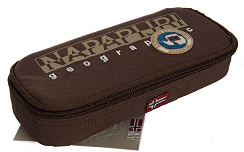 Napapijri - N3Z05W52 - Trousse d'école ovale, couleur marron noisette Cover