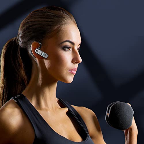 Uigsas Bluetooth Headset Wireless Bluetooth Earpiece Single Ear Voice Control Answer Earphones For Cell Phone Computer Laptop Driver Trucker #TOP5