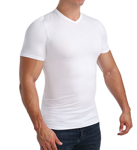 Zimmerli Men's 7001346 Pureness V-Neck T-Shirt2