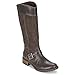 Timberland Women's EK Bethel Tall Harness Boot,Brown,6 W US