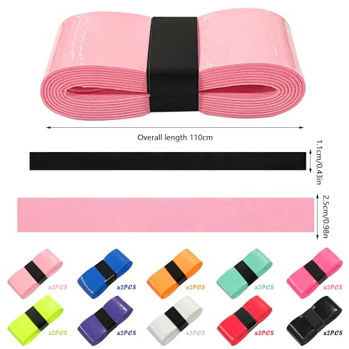 XIPEGPA 20 PCS Tennis Racket Grip Tape Badminton Racket Grip Tape Anti Slip Tennis Grip Tape for Tennis Badminton Squash Rackets