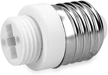 kwmobile 5X lamp Socket Adapter Converter E27 Bulb Socket to G9 Bulb Socket for LED-, Halogen-, Energy Saving Lamps