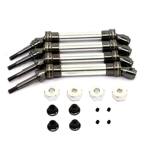 �h���C�u�V���t�g�h�b�O�{�[�� For Traxxas For Slash 4WD For Stampede 4X4 1/10 CVD �t�����g ���A �h���C�u �V���t�g �g�����X�~�b�V���� �A�N�X�� �h�b�O�{�[�� �L�b�g RC �J�[�C�����i�����p(Silv