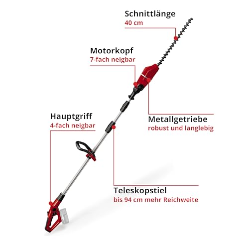 Akku-Teleskop-Heckenschere Einhell GE-HH 18/45 Li T-Solo im Vergleich