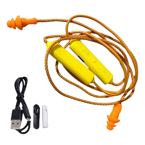 Auriculares Tipo Tapón,Diadema Cervical - Batería De 12 Horas Impermeables Con Reducción De Ruido | Protección Auditiva Para Almacén Jardinería Y Entornos Laborales