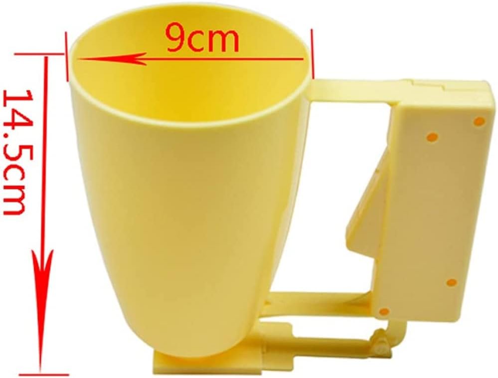 Cake Making Helper Cup Pastry ABS Handle Batter Dispenser Hand-held Cake Cream Dispenser Kitchen Tools