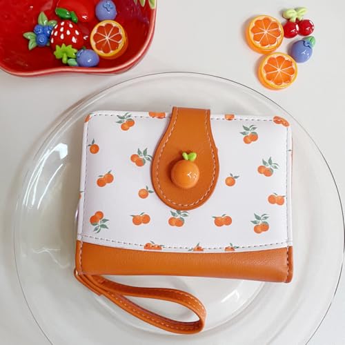 Image of Sunwel Fashion Girls Cutest Prints Wallet Card Slots Small Wallet with Zipper Coin Pouch Wallet for Women