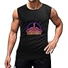 Men's Vest TankBright Scorpion T Shirt Mens Rock N Roll Band Tee Men's Sleeveless T Shirt Casual Tops Clothing Black M #1