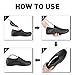 Sieral 12 Pairs Spring Shoe Tree Bulk Shoe Stretcher Plastic 33 Cm/ 13 Inches Shoes Tree Sneaker Support Men Us 5-13 (Black)