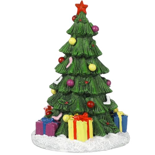 POPETPOP Fish Tank Christmas Tree Decoration - Artificial Resin Christmas