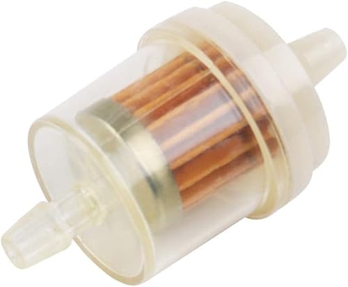 Miniatura 5 de AloneGoer 6 filtros de combustible universales 14 con abrazadera de línea para motocicleta, motocross cuatrimoto, ciclomotor, scooters, Kawasaki