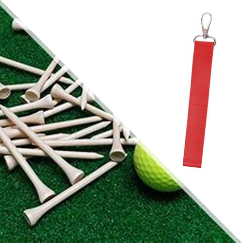 Clip de golf organizador anti pérdida con llavero protector de PU 5