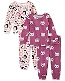 The Children's Place baby-girl and Toddler Long Sleeve Top and Pants Pajama Set Leopard 2 pack Baby & Toddler - PJ Set 2T