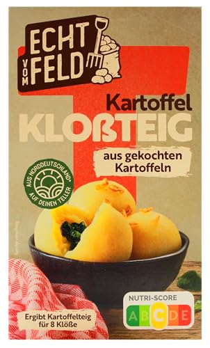 Echt vom Feld Kartoffel-Kloßteig aus gekochten Kartoffeln, 6er Pack (6 x 250g)