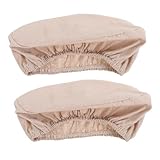 MUCKLILY 2 Stück Brot Korb Stoff Bezug Sauerteigkorb Brotkorb Mit Einlage Brotschutzabdeckung Sauerteig-liner Sauerteighüllen Zum Gären Beige Bettwäsche Aus Baumwolle