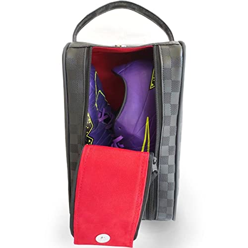 Porta Chuteira ou Tenis Grande Necessaire Masculina Bolsa de Mão Couro Sintetico Esportes Academia