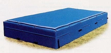 Stackhouse Blue Tarpaulin Plastic Water Resistant Ground Cover for International High Jump Pit