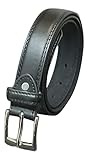 SoBo LEATHER Men's Trouser Belt, Classic Design, 1" Wide, Men's Belts 28" - 48" Waist (BLACK, XXL) - Image 5