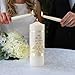 Lillian Rose Wedding Ceremony Unity Candle Ivory Pearl Set, Multicolor, Multi