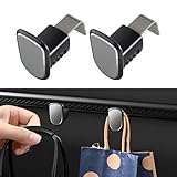 Dargoose Car Glove Box Organizer Hooks for Purse, Shopping Bags & Groceries - Durable No-Drill Hangers for Glove Compartment - Adjustable, No Tools Needed, 2-Pack