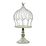 BASE ANCHA DEL PEDESTAL: la parte superior del pedestal mide 25 cm / 9,84 '', de ancho para maceta o exhibición de cupcakes y más, 36 cm / 14,17 '' de altura en total