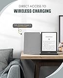MoKo Case for 6.8" Kindle Paperwhite (11th Generation-2021) and Kindle Paperwhite Signature Edition, Lightweight Shell Cover with Auto Wake/Sleep for kindle Paperwhite 2021 E-Reader, Denim Green - Image 4