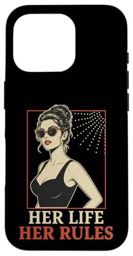 Her Life Her Rules Independent Quote �s���i�b�v�K�[�� �X�}�z�P�[�X iPhone 16 Pro �p