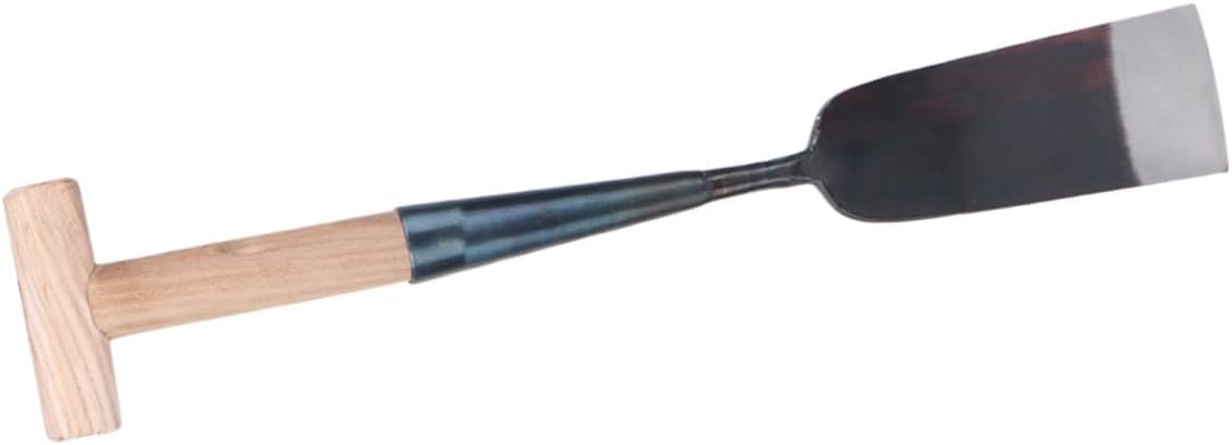 Manganese Steel Horseshoe Shovel for Hoof Trimming Durable Tool with Handle for Livestock Easy to Clean and Use Shoeing Equipment for Farms and Home