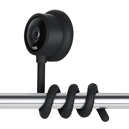 Preisvergleich Produktbild Vielseitige biegsame Halterung für Nest Indoor, Flexible schwanenhalsähnliche Halterung - Befestigen Sie Ihre Nest Indoor wo auch Immer Sie mögen ohne Werkzeuge oder Wandschäden - von Wasserstein