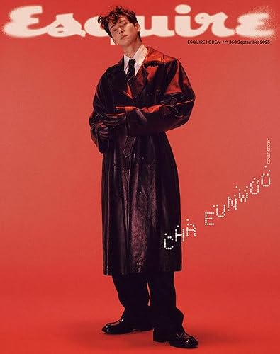 Esquire Korea Magazine 2025 September CHA EUN WOO (C ver.)