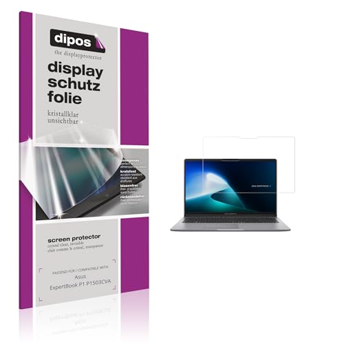 dipos I 2x Schutzfolie klar passend für Asus ExpertBook P1 P1503CVA Folie Displayschutzfolie, Ultra-Dünn, Case-Friendly, Fingerprint-Kompatibel