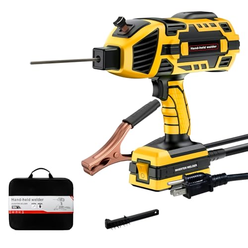 Image of TRQWH Welding Machine 110V/220V Stick Welder ARC Welder Machine IGBT Inverter Mini MMA Welder Tig/Mig Portable Welding Machine (Yellow)