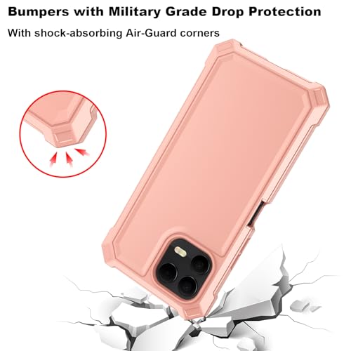 Funda REVVL 8 Pro doble capa antigolpes con protector 4