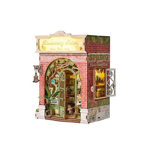 CRESYMME ドールハウス ミニチュア キット 木製 立体パズル DIY 手作り 大人向け（緑の雑貨店）