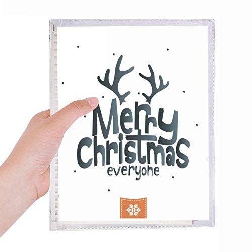 Carnet de notes rechargeable renne de Noël pour organiser vos recettes et projets d'hiver
