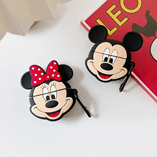 Cocomii 3D Airpods 3 Case - 3D Cartoon - Slim - Lightweight - Matte - Keychain Ring 3D Cartoon Characters Cartoon - Luxury Aesthetic Headphone Case Cover Compatible With Apple Airpods 3 (Mickey Face) #TOP5