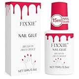 Extra Strong Nail Glue (15 Gram X 1 Bottle) With Brush For Acrylic Tips Extra Strong Nail Glue For Stick On Fake Nails
