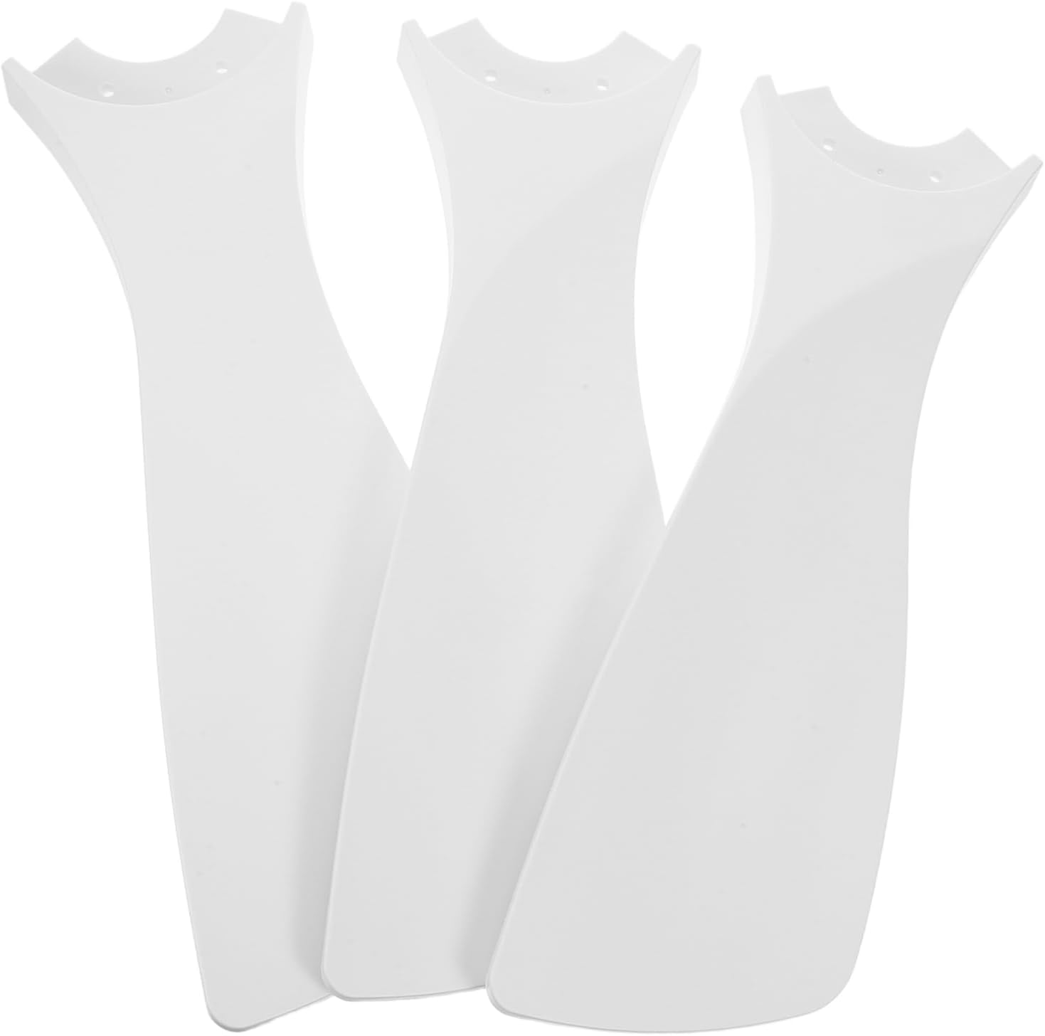 Uonlytech 3pcs Plastic Ceiling Fan Blades for Installation Versatile Airflow Replacement Parts for Living Room Bedroom and Office Use Efficient Cooling