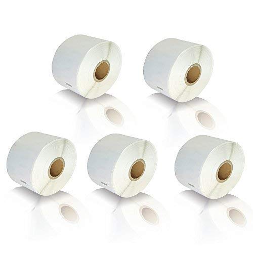 5X Print-Klex Etiketten-Rollen kompatibel für Dymo 11354 Labelwriter 450TwinTurbo Labelwriter Duo Labelwriter SE450 Labelwriter TwinTurbo 11354 S0722540 57 mm x 32 mm 1000 Etiketten Label Büro Pro Se