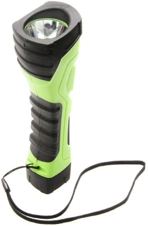 Dorcy 190-Lumen CyberLight Weather Resistant LED Flashlight with Nylon Lanyard, Neon Green (41-4755)