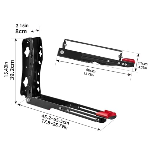 Soporte de pared para bicicleta vertical para ganar espacio en garajes estrechos 3