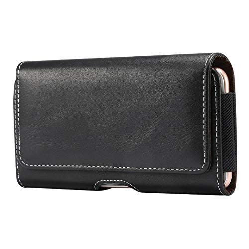 Étui en cuir horizontal haut de gamme pour Samsung S10e avec passant ceinture