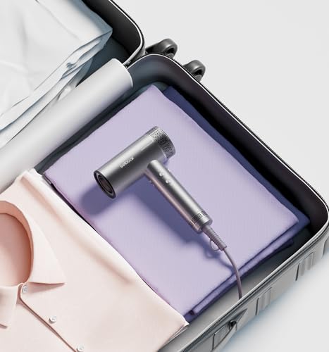 seboar High-Speed Ionic Hair Dryer with Diffuser, Professional LCD Display Thermo-Control Blow Dryer, 1500W Fast Dry, 500 Million Negative Hairdryer, Low Noise, Lightweight for Travel Home Salon - Image 8