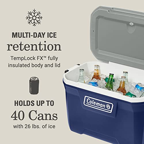 Coleman Classic Series Insulated Portable Cooler, Leak-Resistant Outdoor Hard Cooler Keeps Ice up to 5 Days, 52/70/120/150 Quart by Coleman - Image 2